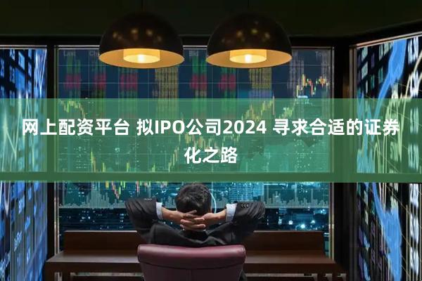 网上配资平台 拟IPO公司2024 寻求合适的证券化之路
