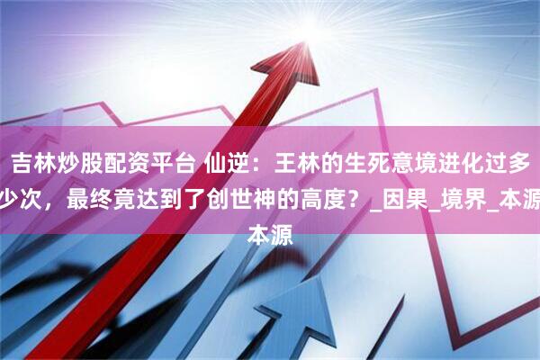 吉林炒股配资平台 仙逆：王林的生死意境进化过多少次，最终竟达到了创世神的高度？_因果_境界_本源